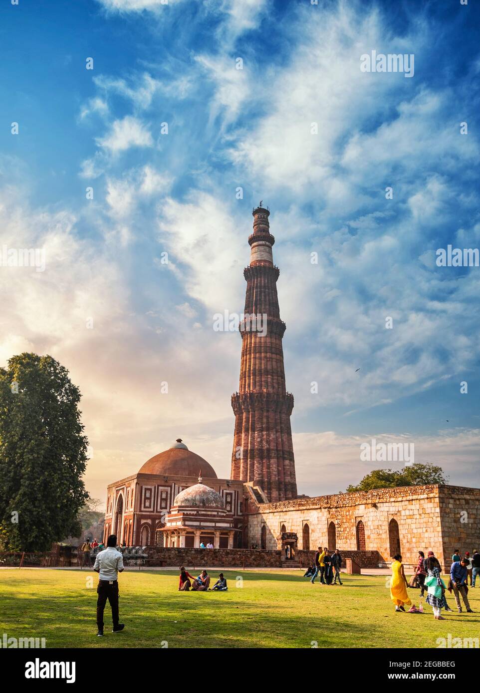 Qutub Minar (Minaret) a highest minaret in India standing 73 M tall