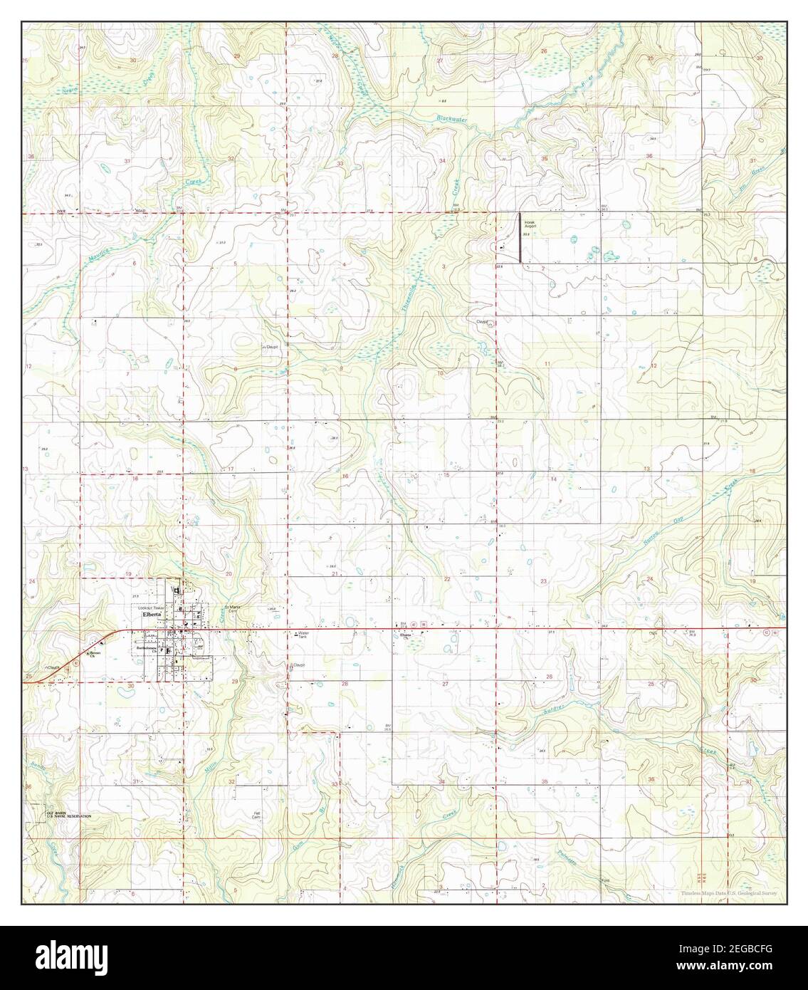 Elberta map hires stock photography and images Alamy