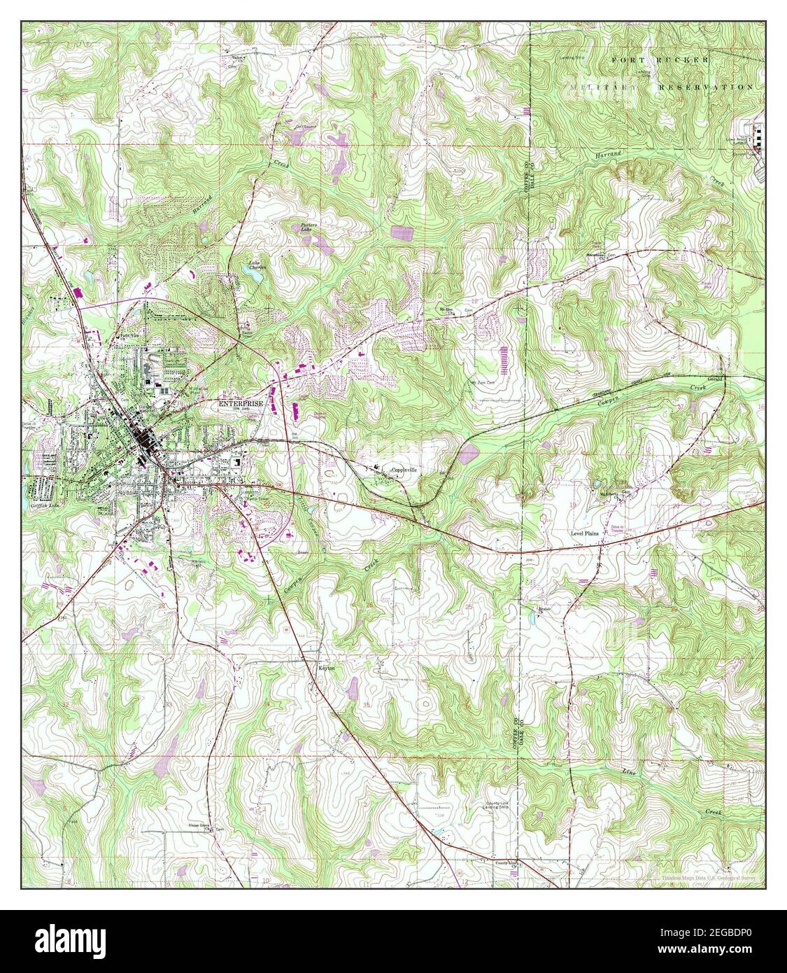 Enterprise alabama map hires stock photography and images Alamy