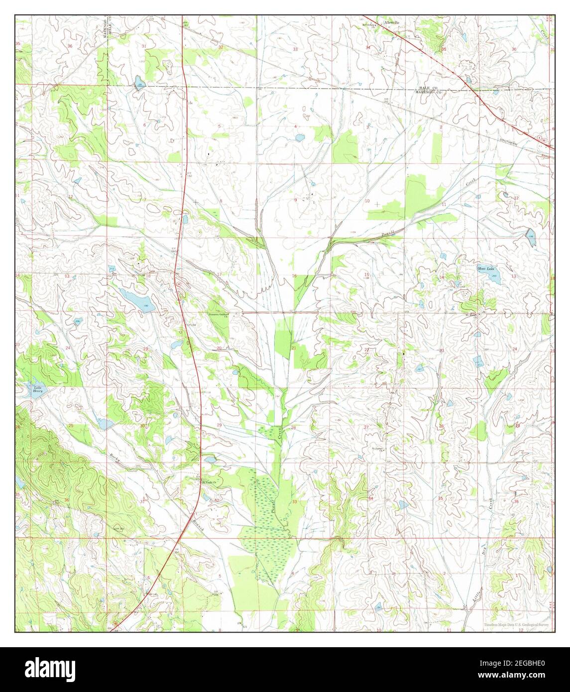 Gallion, Alabama, map 1968, 124000, United States of America by Timeless Maps, data U.S
