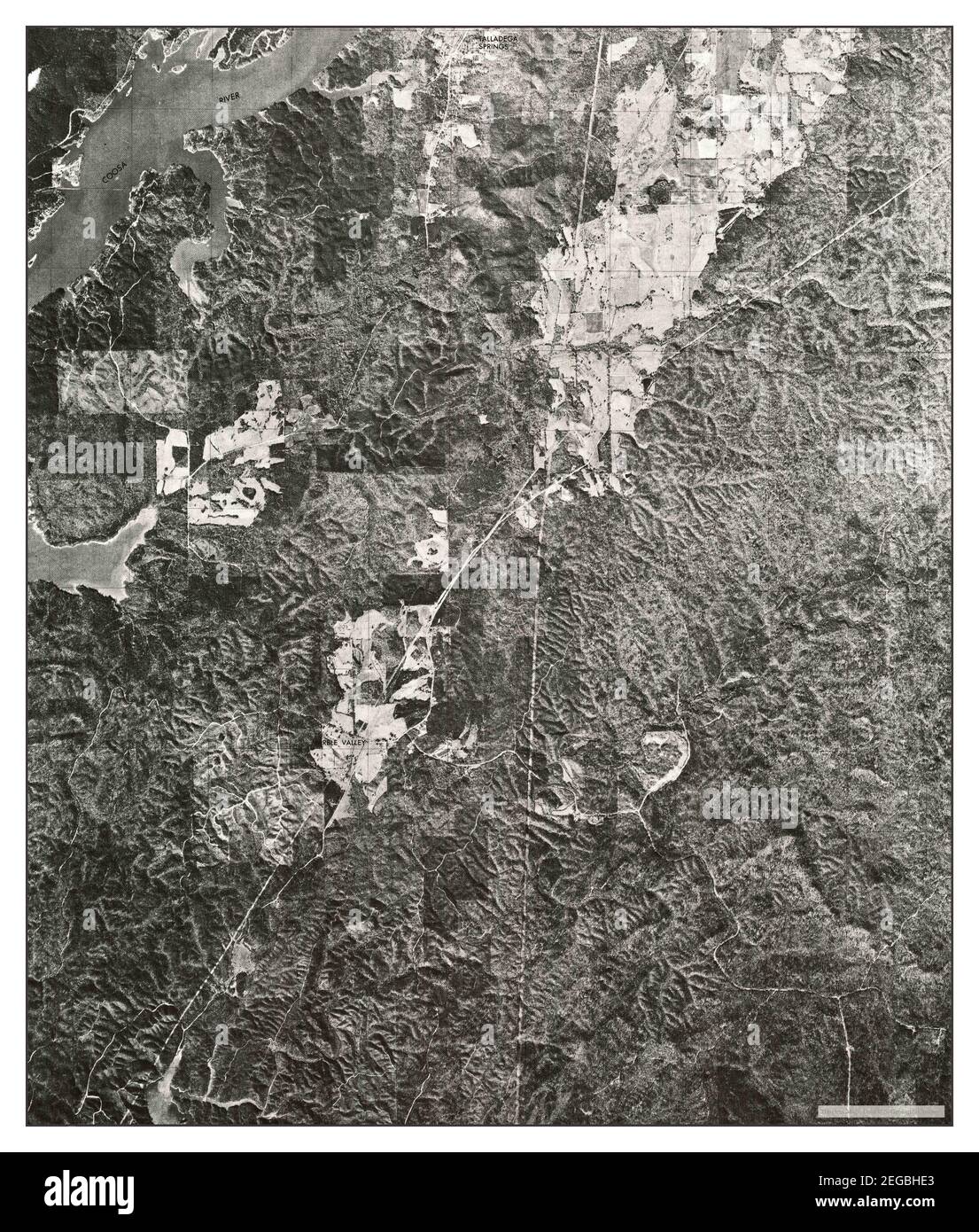 Gantts Quarry SW, Alabama, map 1975, 124000, United States of America