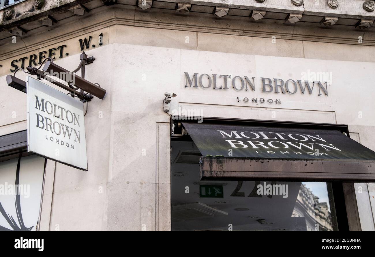 Molton brown london sign hi-res stock photography and images - Alamy