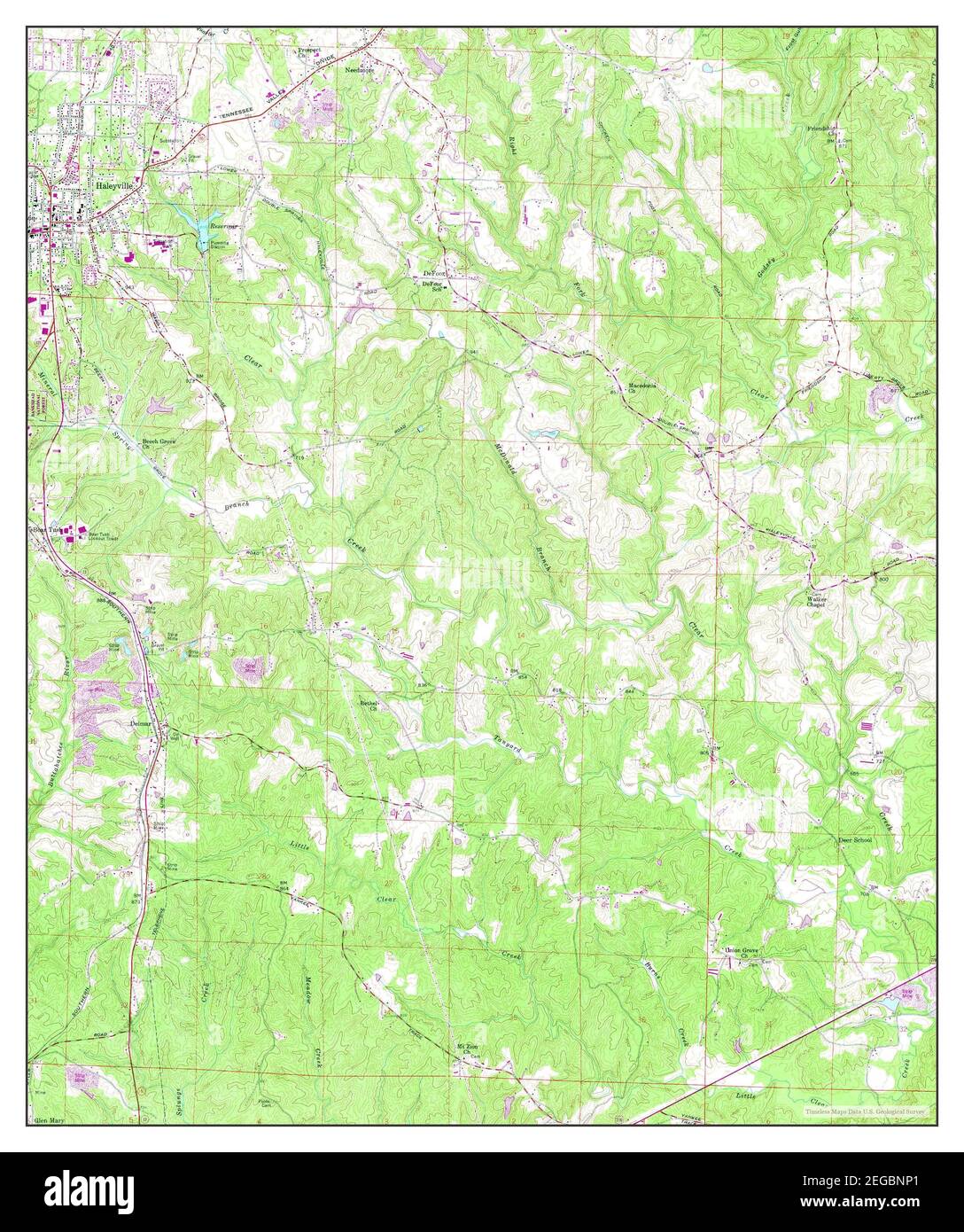Map of haleyville hires stock photography and images Alamy