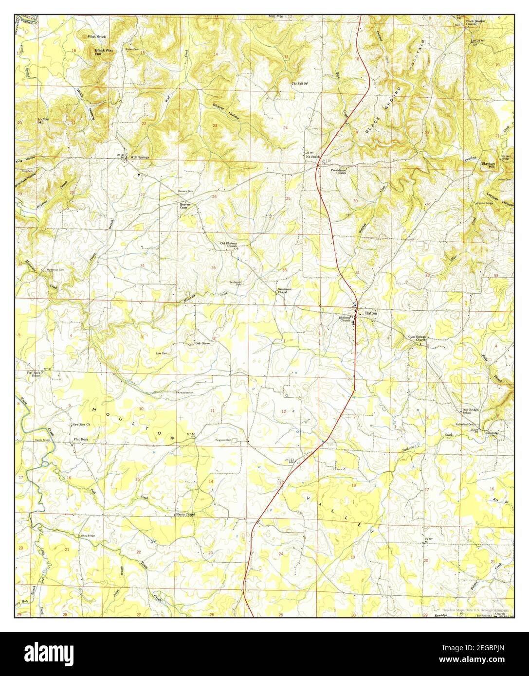 Map of hatton Cut Out Stock Images & Pictures Alamy