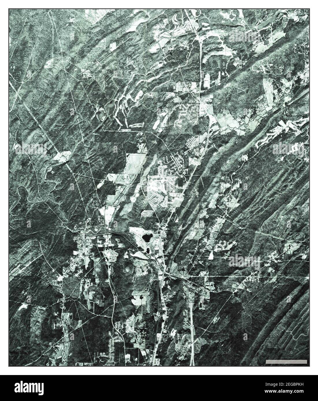 Helena, Alabama, map 1975, 124000, United States of America by