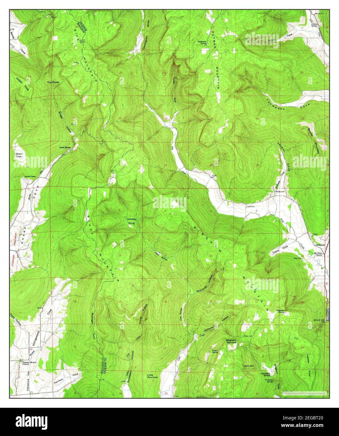 Hollytree, Alabama, map 1948, 124000, United States of America by Timeless Maps, data U.S