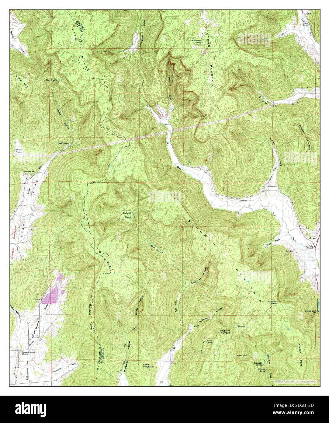 Hollytree, Alabama, map 1948, 124000, United States of America by Timeless Maps, data U.S