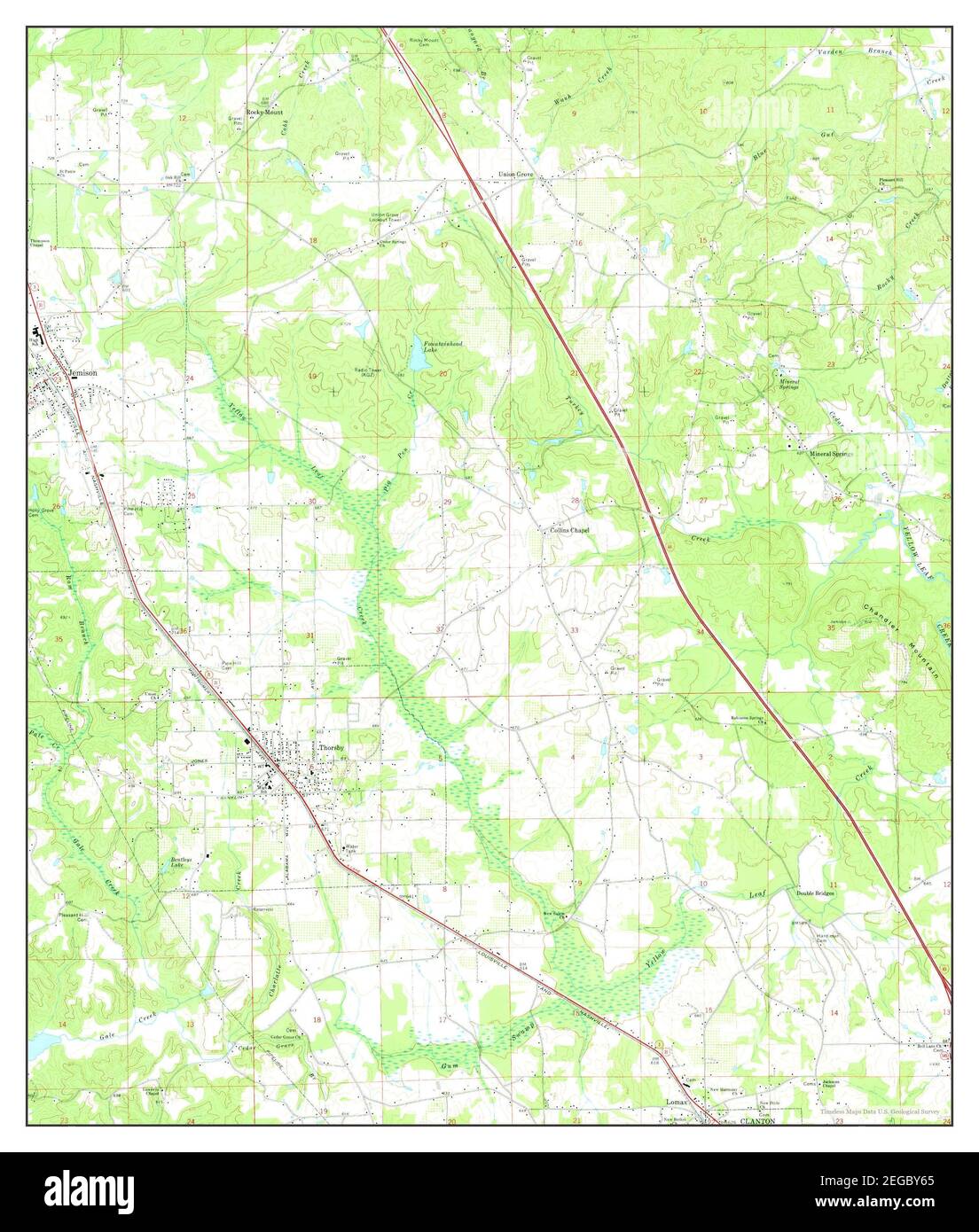 Jemison alabama map Cut Out Stock Images & Pictures Alamy