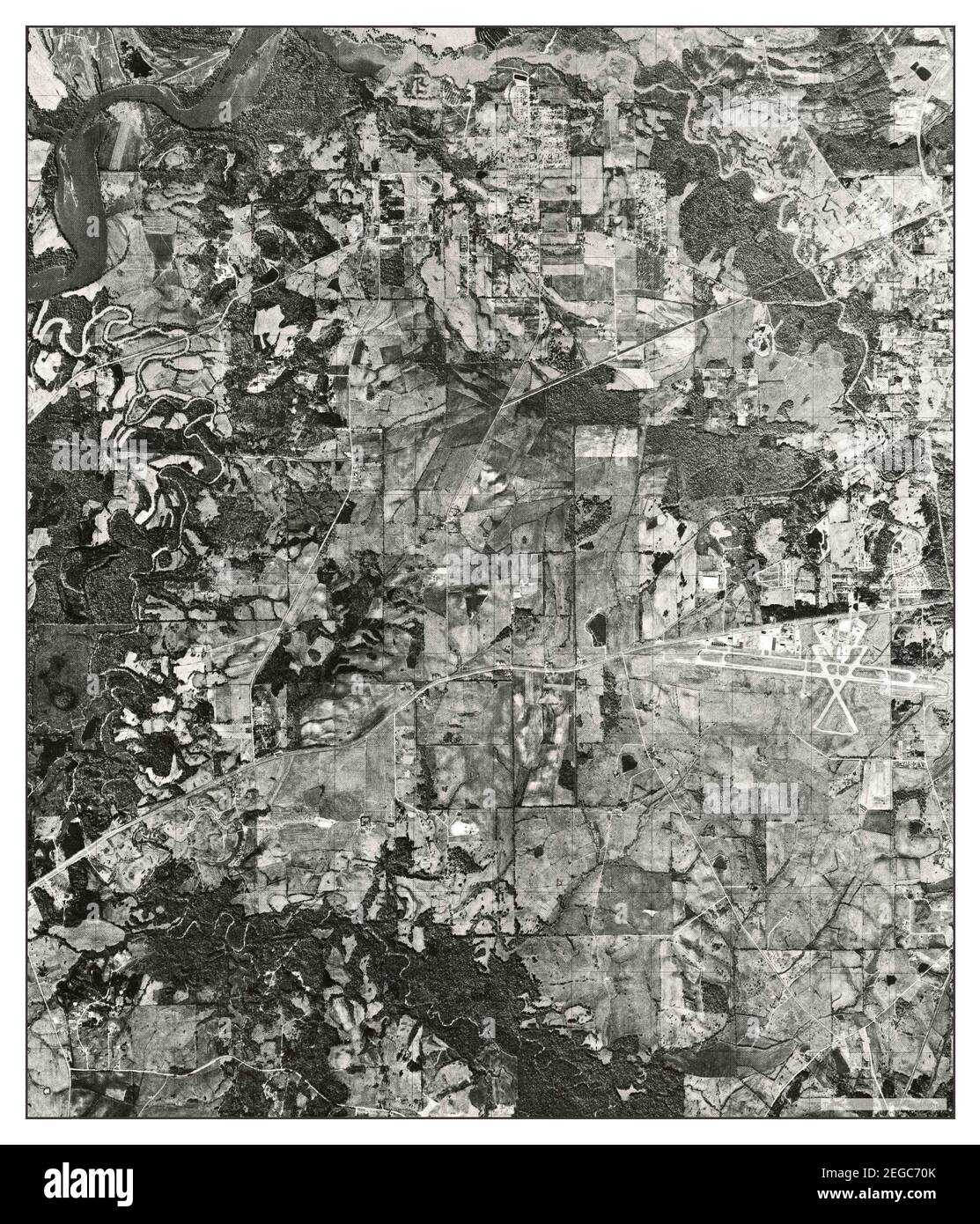 Montgomery SW, Alabama, map 1975, 124000, United States of America by Timeless Maps, data U.S