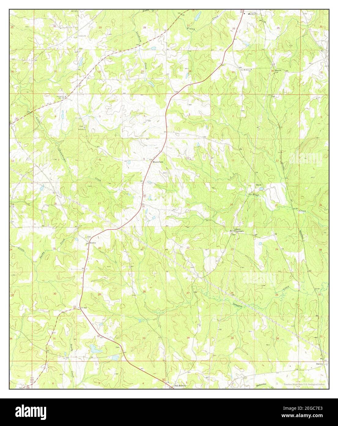 Map of moorefield hires stock photography and images Alamy