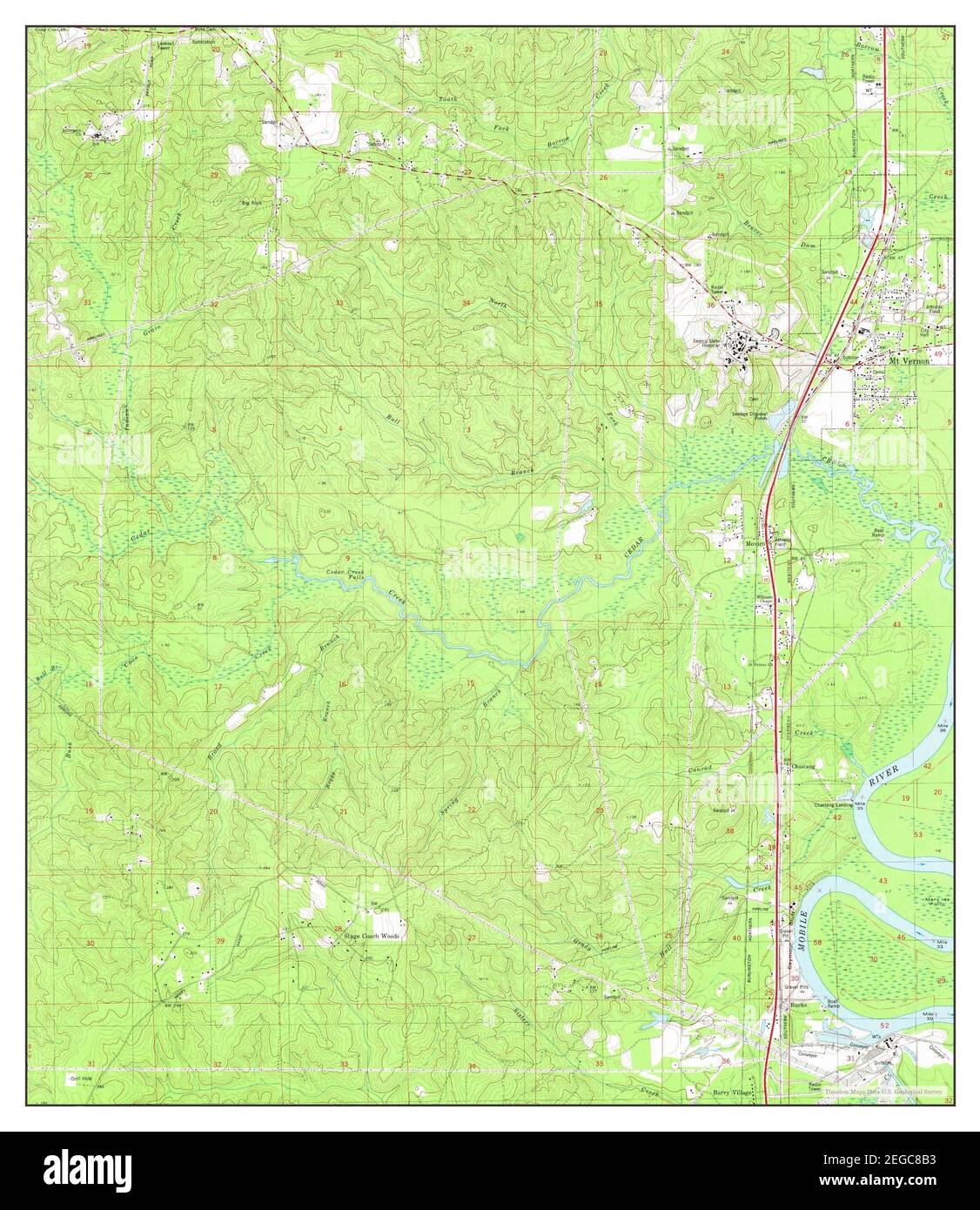 Vernon alabama map Cut Out Stock Images & Pictures Alamy