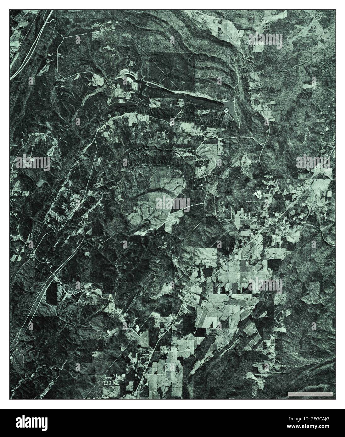 Odenville, Alabama, map 1975, 124000, United States of America by