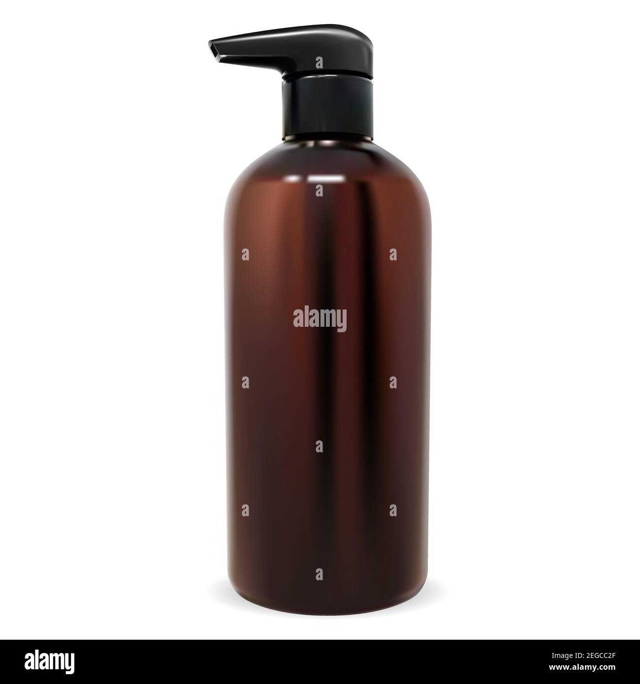 Ordinere Justerbar Præsident Pump bottle mockup. Brown dispenser package for shampoo or soap. Amber  plastic tube realistic 3d template for skin or body gel or medical  treatment. S Stock Vector Image & Art - Alamy