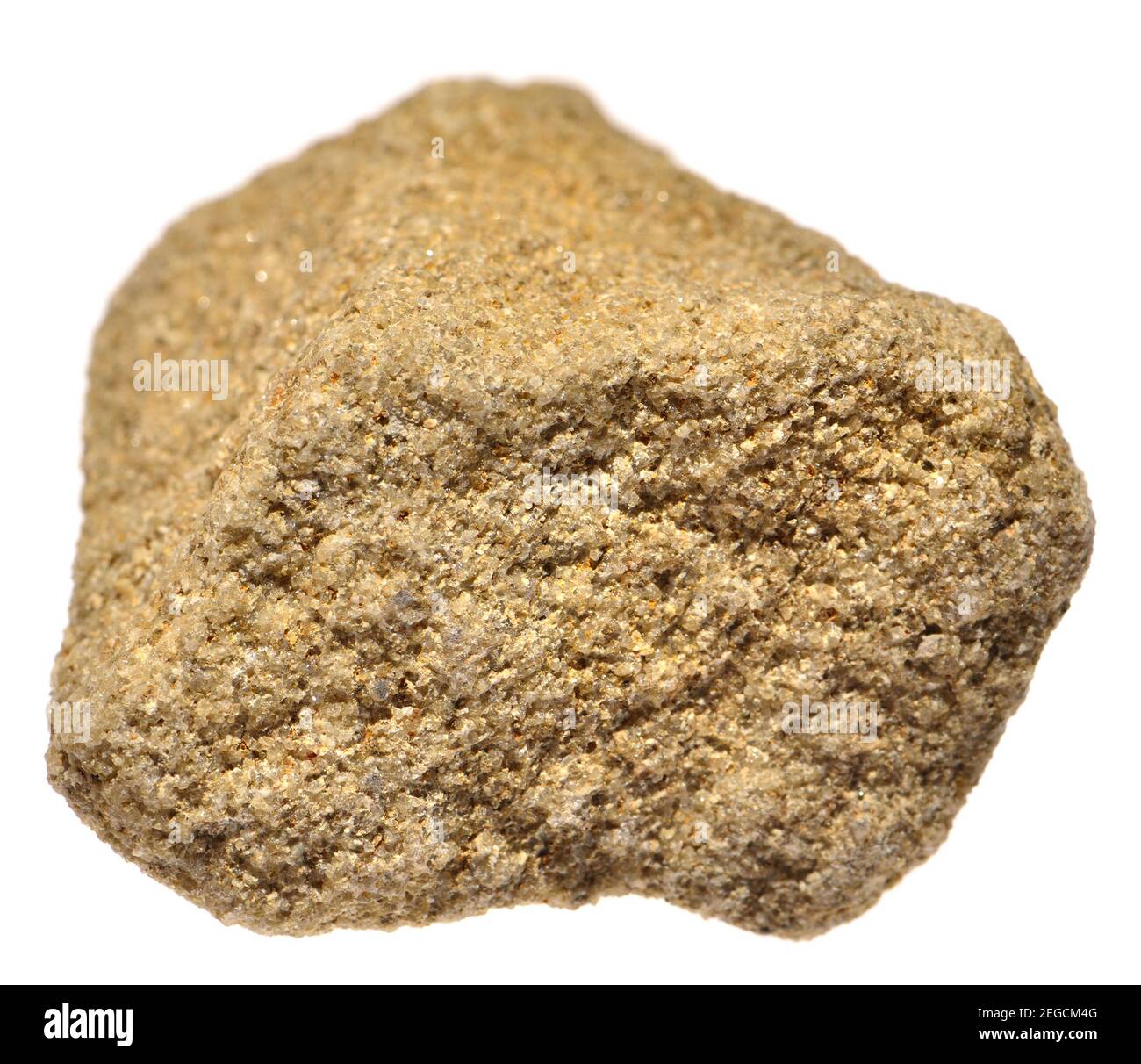 Arkose - detrital sedimentary rock (sandstone) containing quartz and feldspar Stock Photo