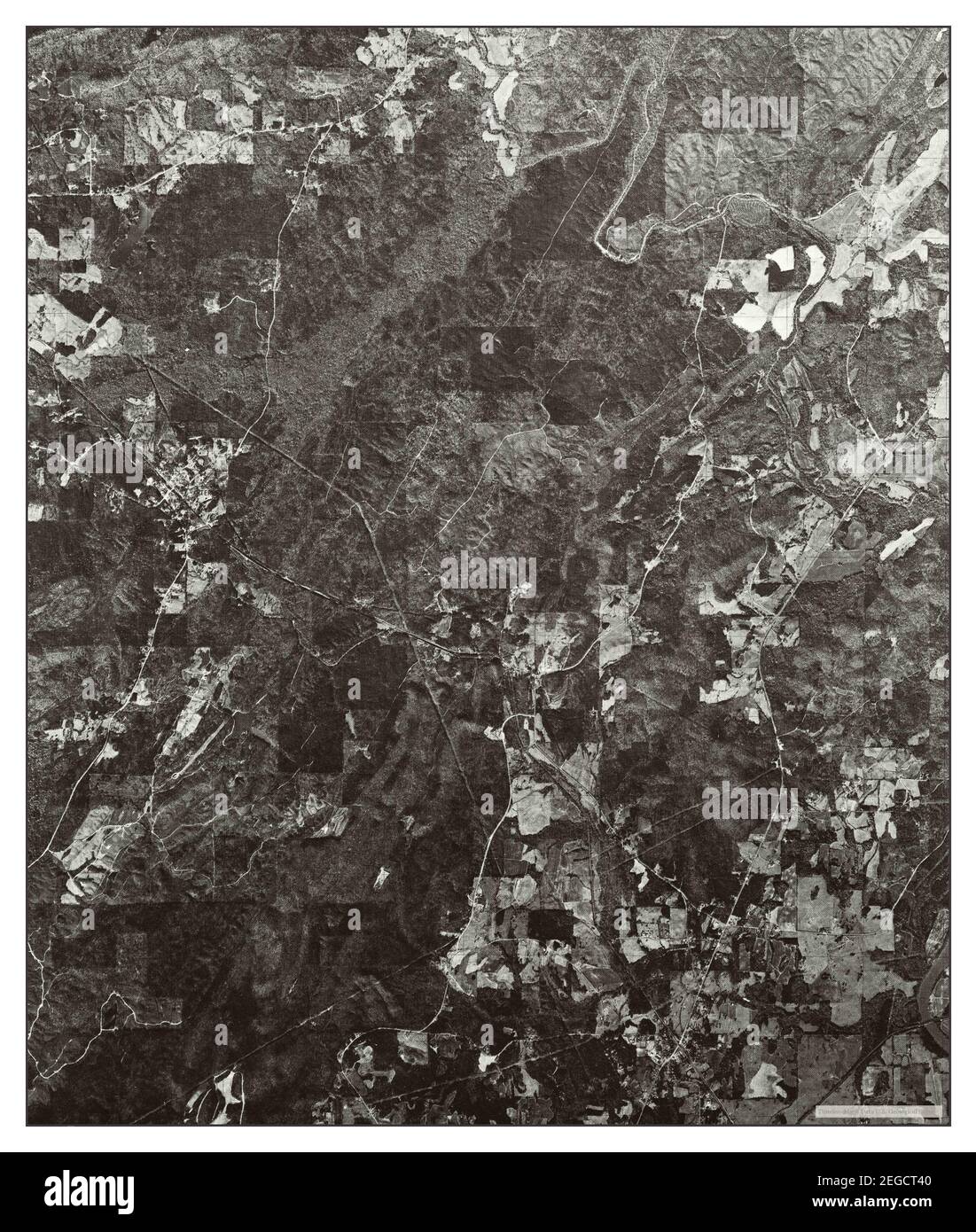 Vincent, Alabama, map 1975, 124000, United States of America by