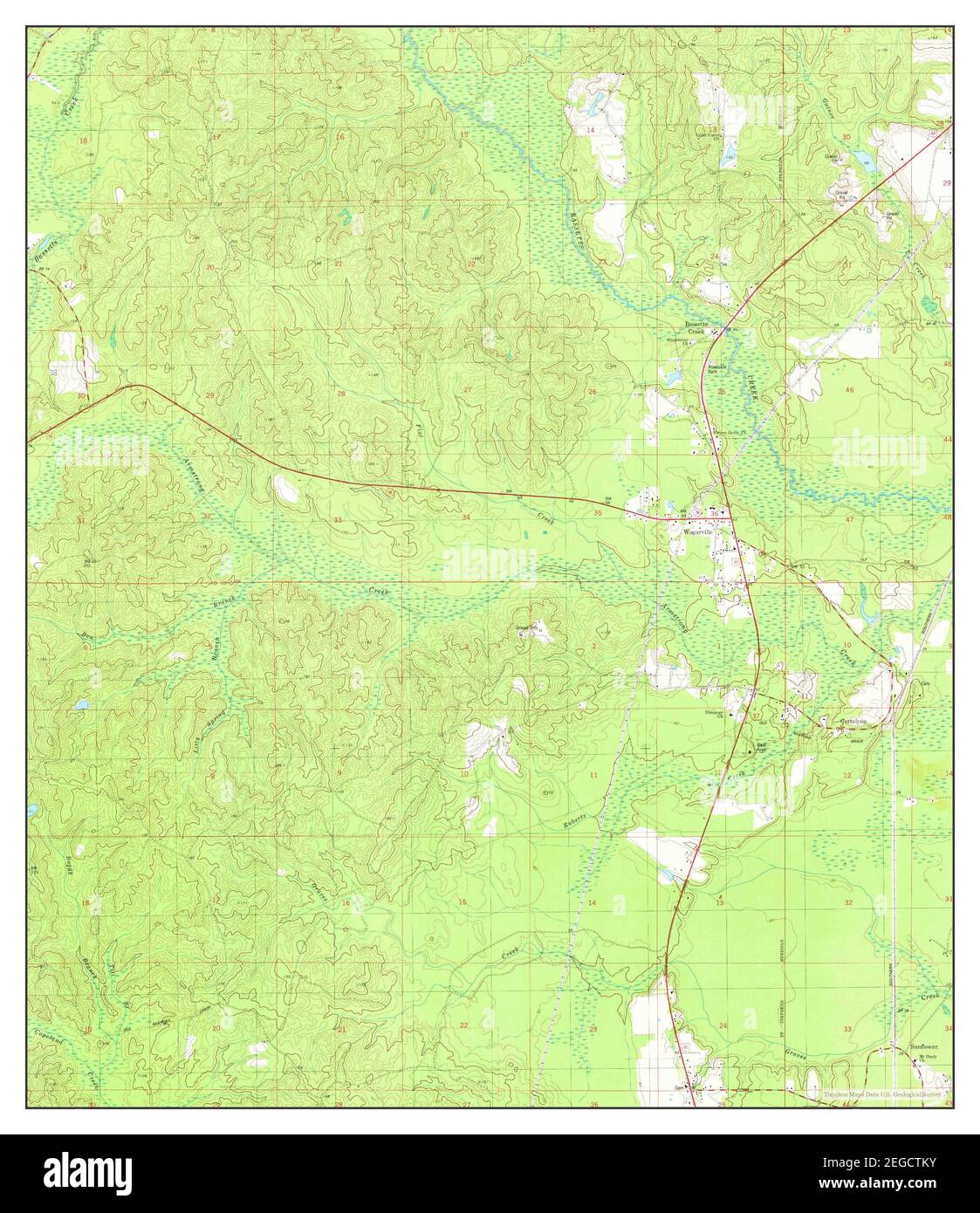 Wagarville alabama map Cut Out Stock Images & Pictures Alamy