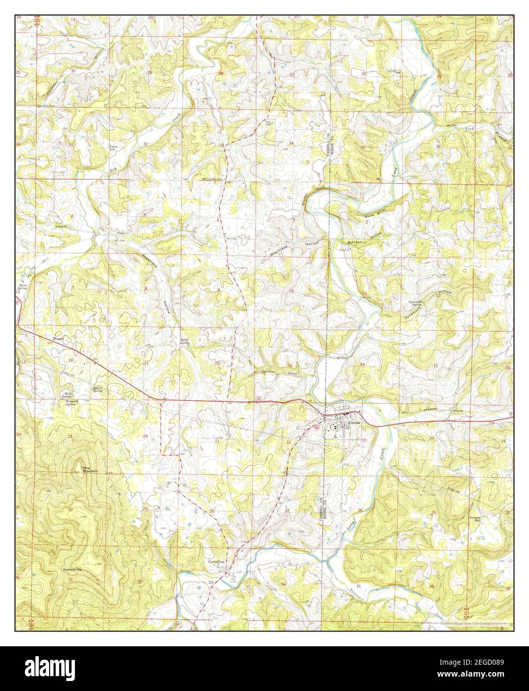 Map of alpena hires stock photography and images Alamy