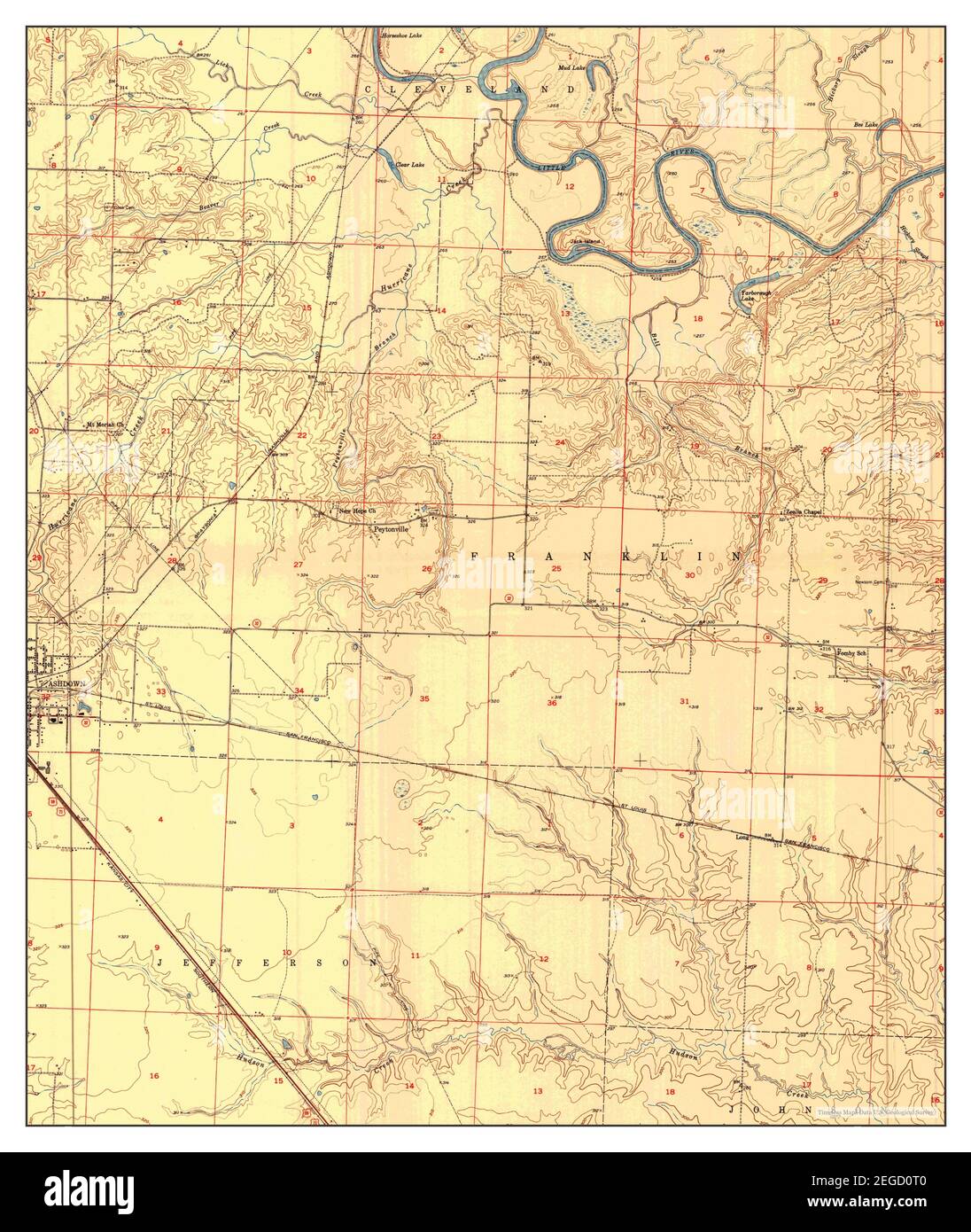 Map of ashdown hires stock photography and images Alamy