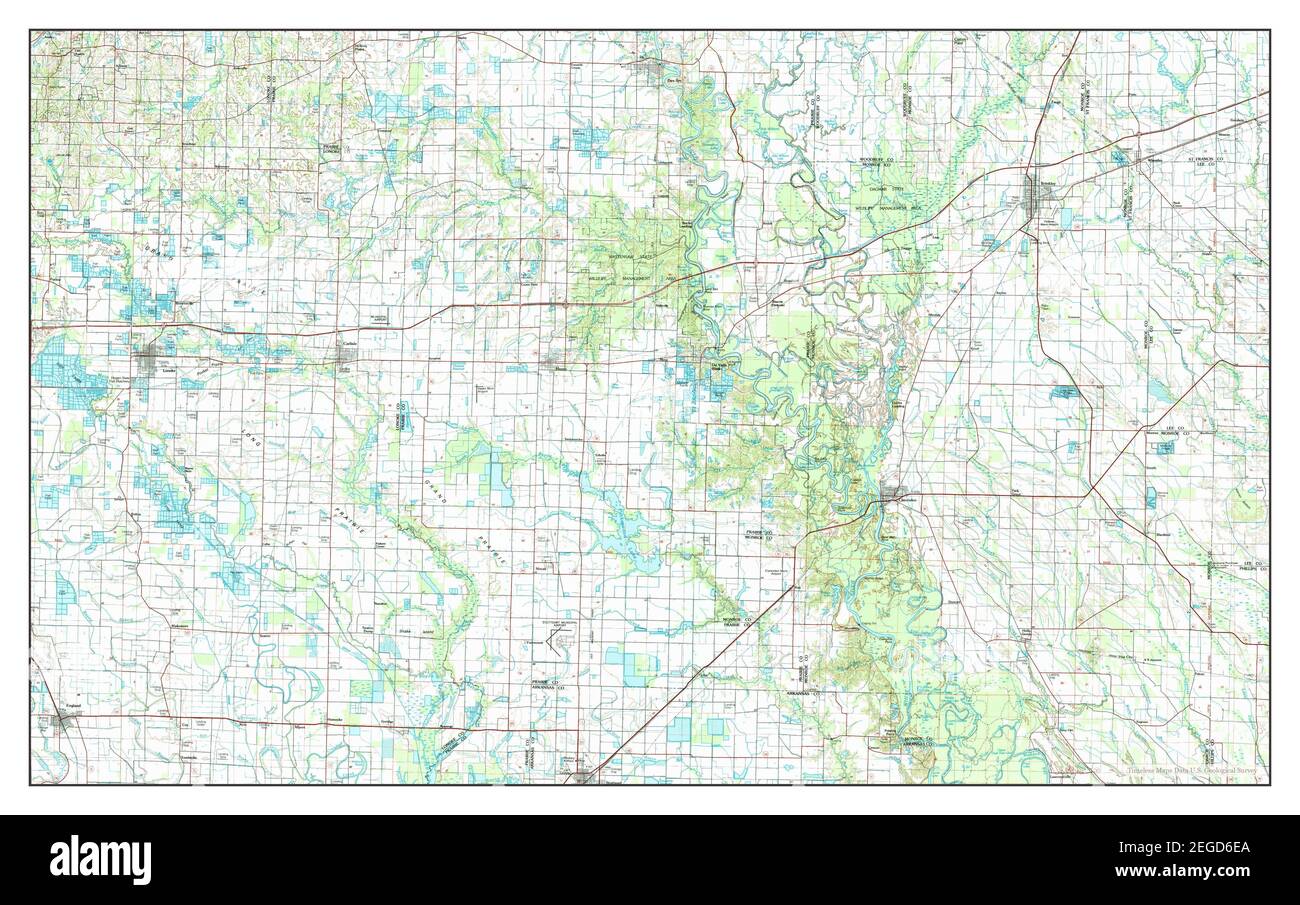 Map of brinkley hires stock photography and images Alamy