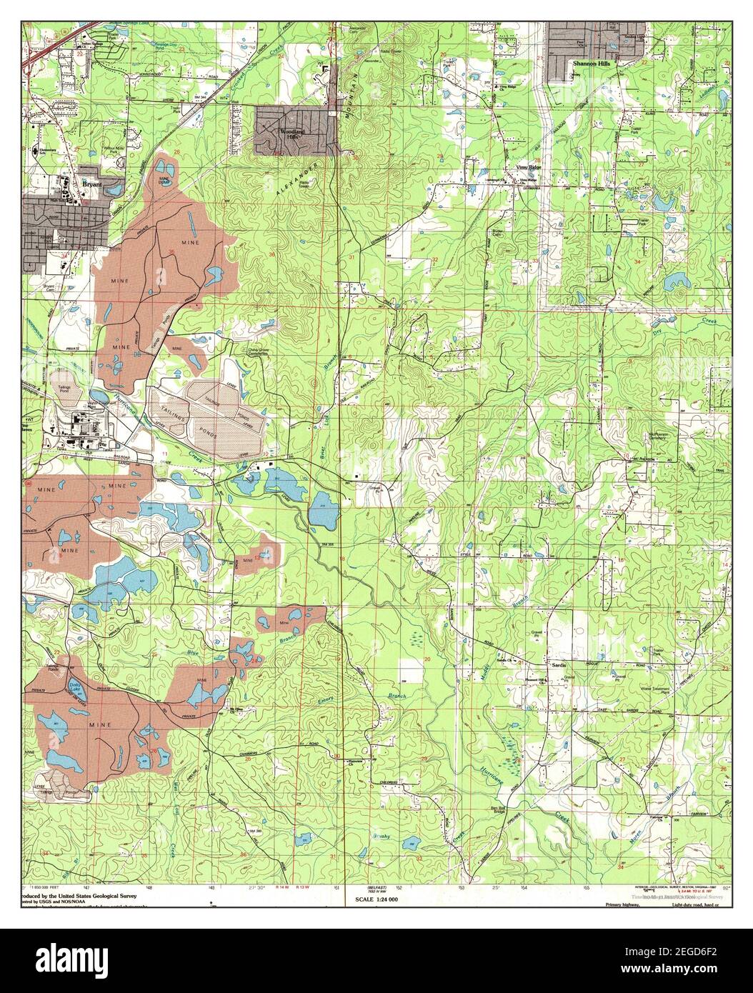 Map of bryant hires stock photography and images Alamy