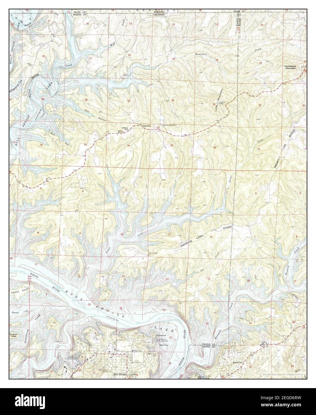 Bull Shoals Arkansas Map Bull Shoals, Arkansas, Map 1972, 1:24000, United States Of America By  Timeless Maps, Data U.s. Geological Survey Stock Photo - Alamy