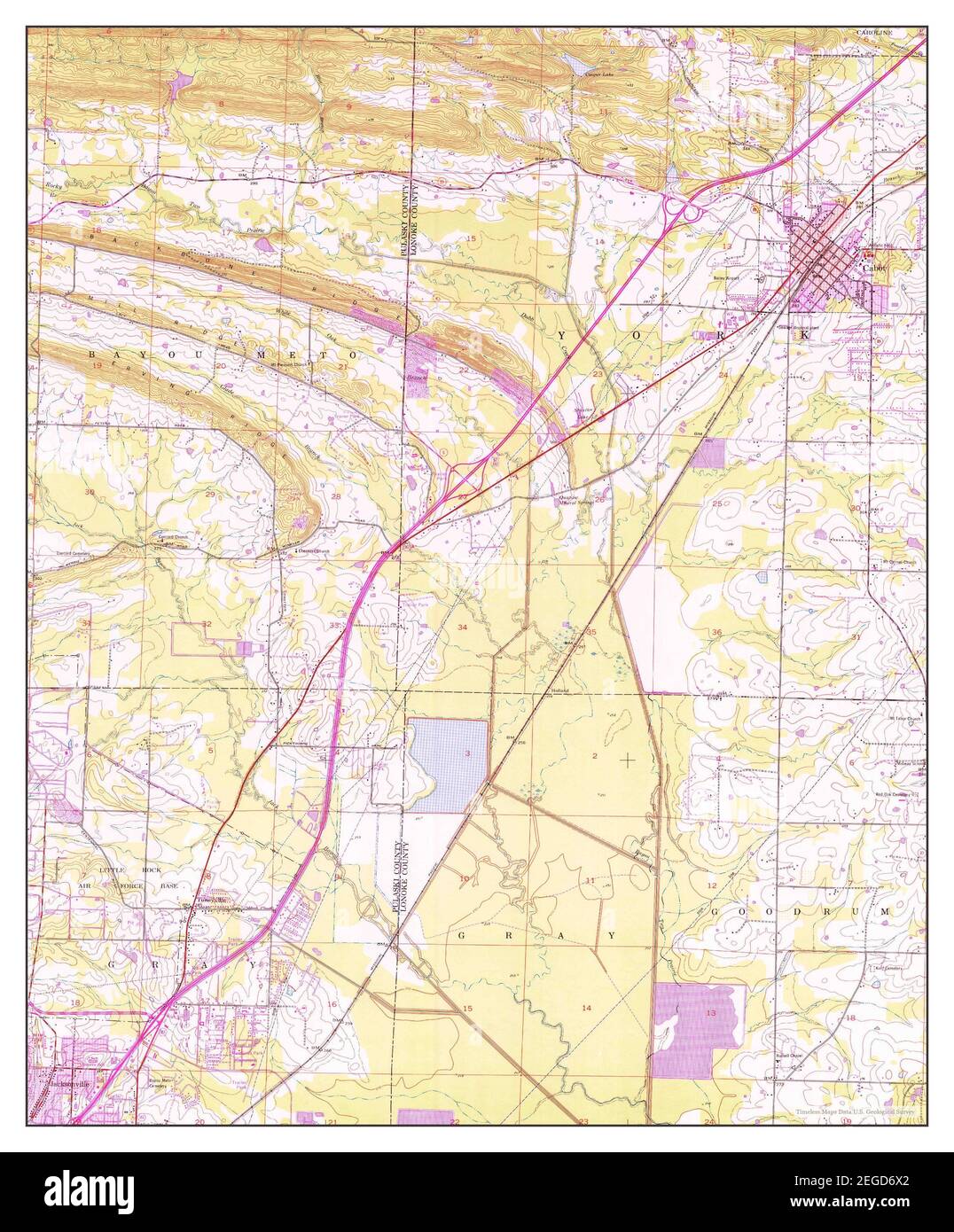 Alternate Cabot 1954 Map