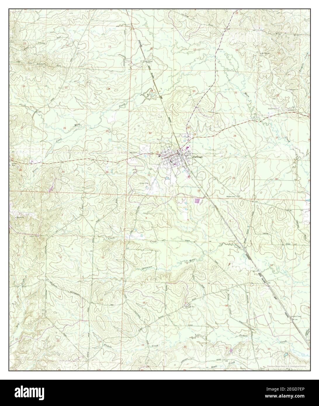 Carthage historic map hires stock photography and images Alamy