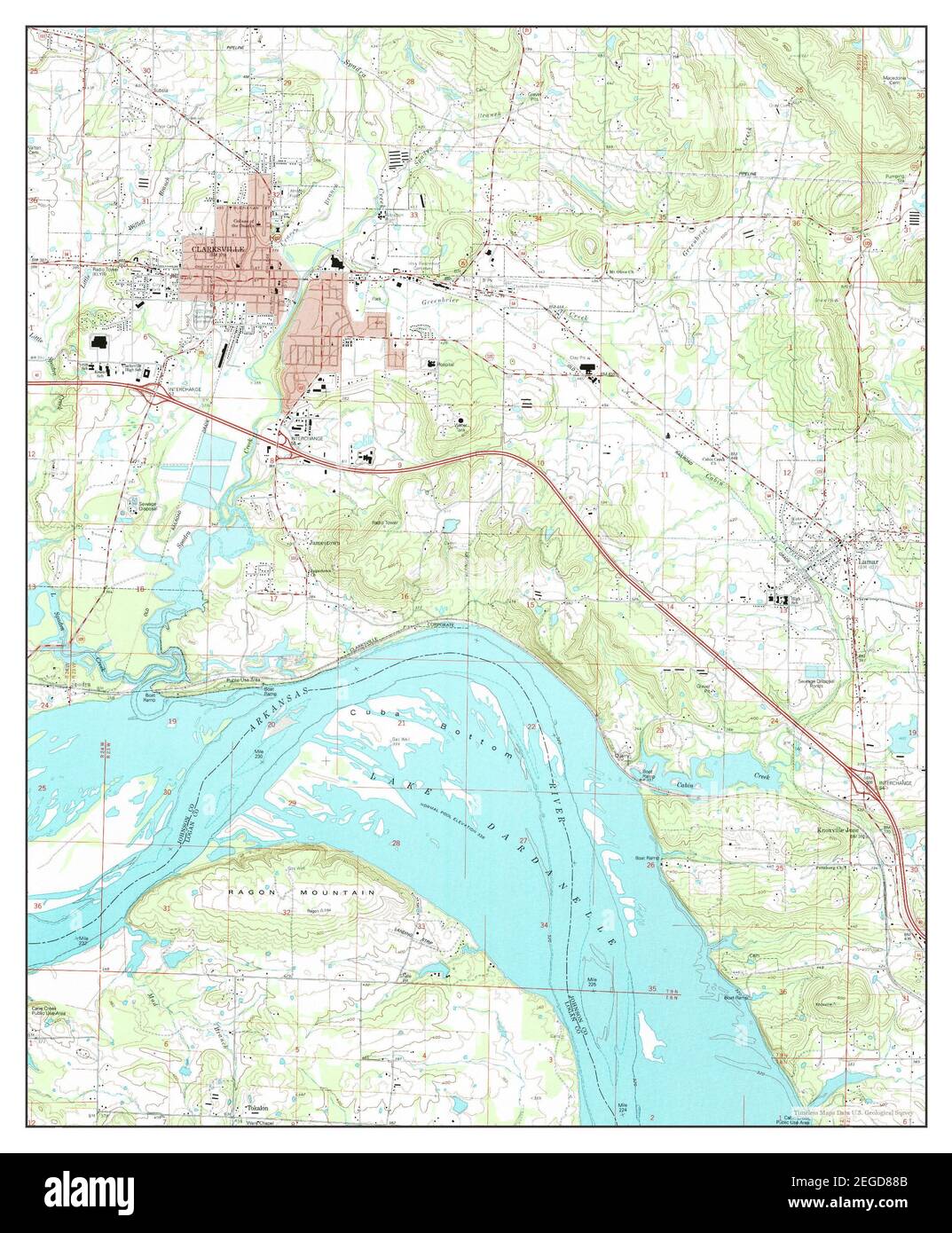 Map of clarksville Cut Out Stock Images & Pictures Alamy