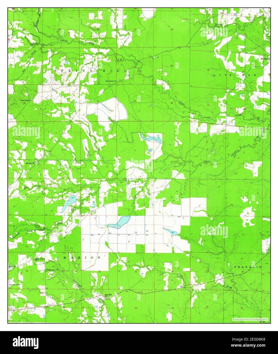 Collins NW, Arkansas, map 1960, 124000, United States of America by Timeless Maps, data U.S