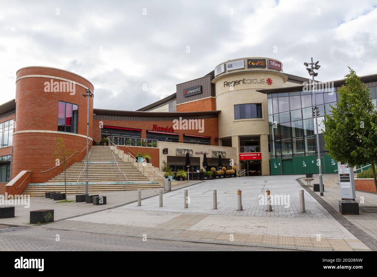 Regent Circus shopping centre in Swindon, Wiltshire, UK. Stock Photo