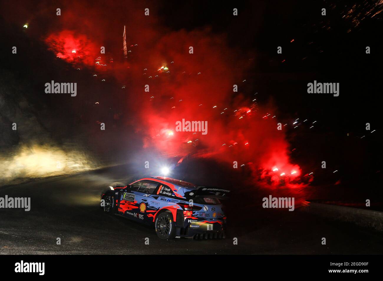 Lot 3 Carte Rallye Monte Carlo 2025 Hyundai Neuville