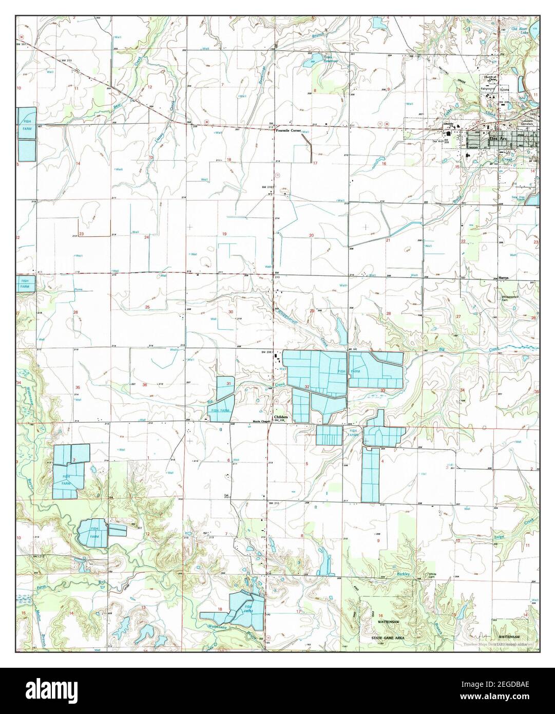 Des arc arkansas map hires stock photography and images Alamy