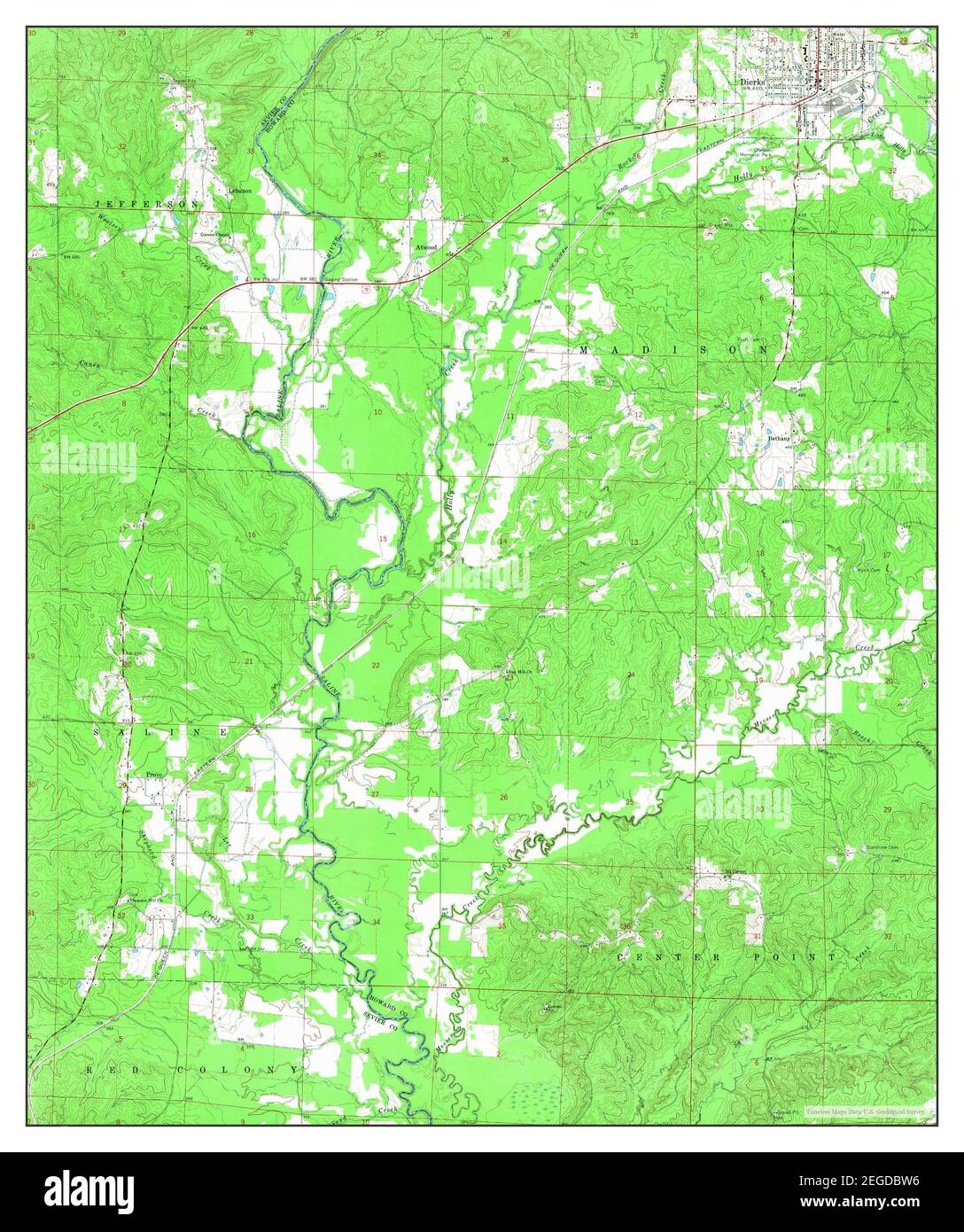 Map of dierks hires stock photography and images Alamy