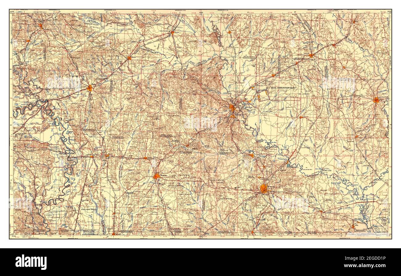 El dorado arkansas map hires stock photography and images Alamy