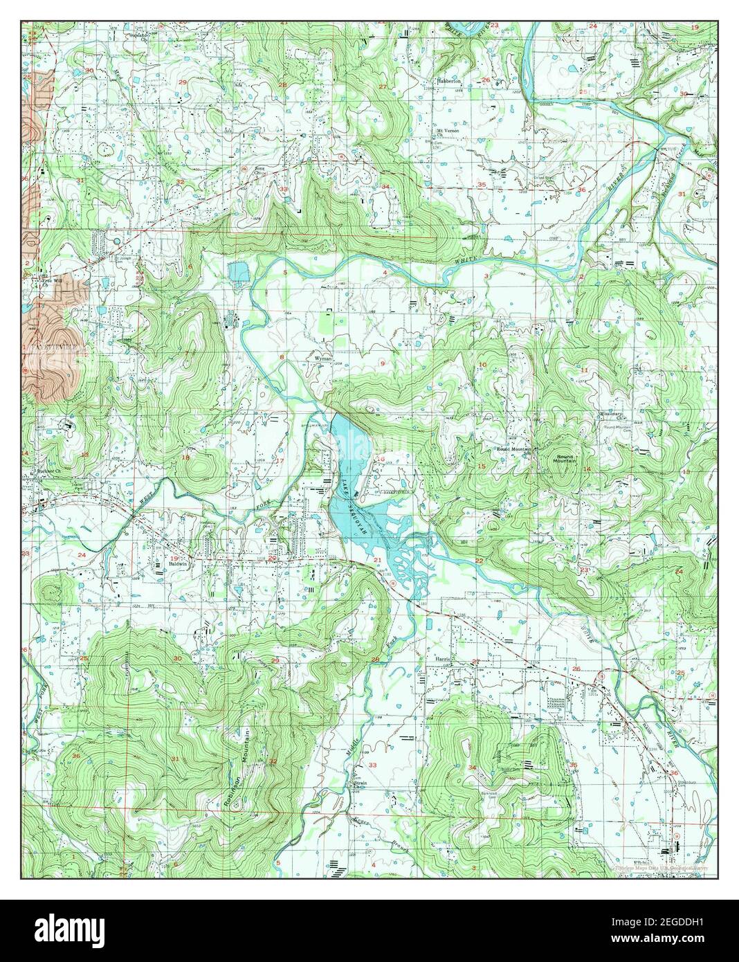 Elkins map hires stock photography and images Alamy