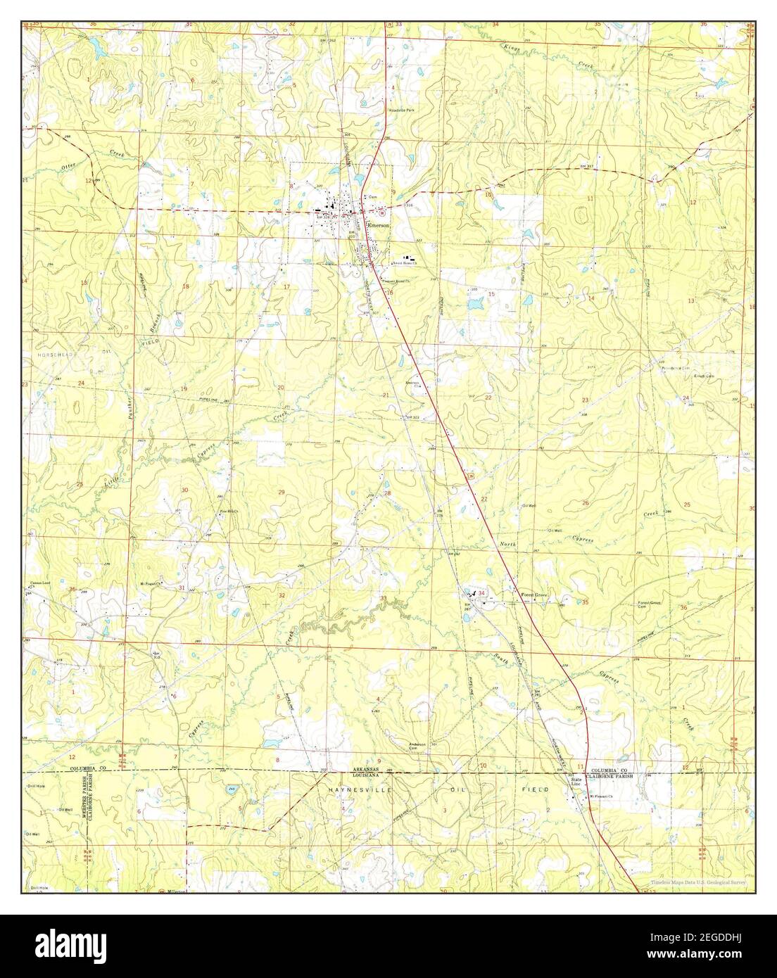 Map of emerson Cut Out Stock Images & Pictures Alamy