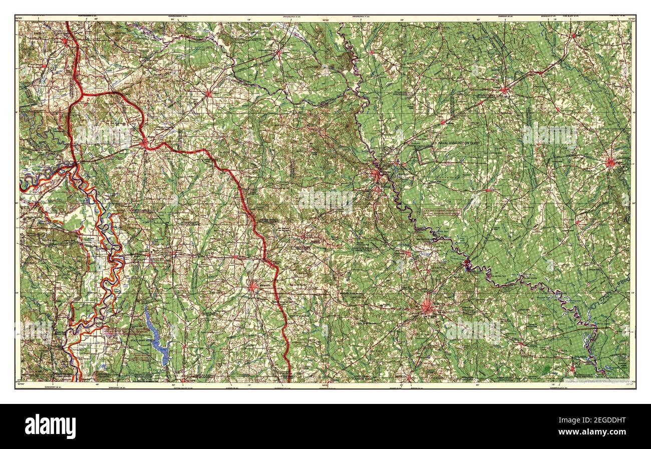 El Dorado, Arkansas, map 1960, 1:250000, United States of America by