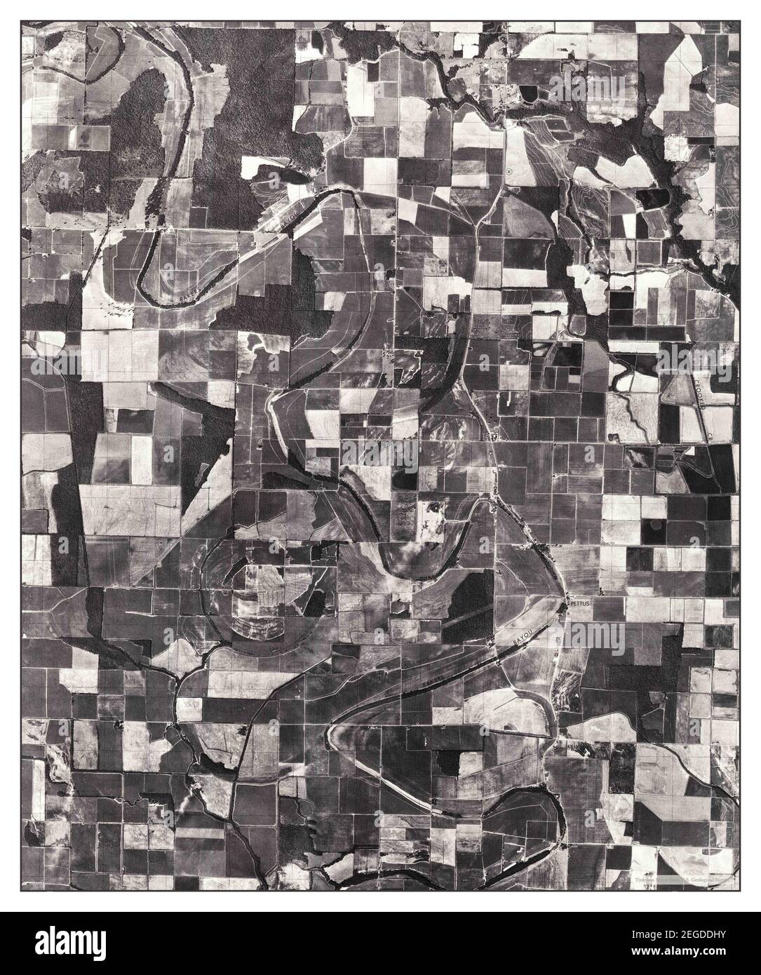 England NW, Arkansas, map 1975, 124000, United States of America by