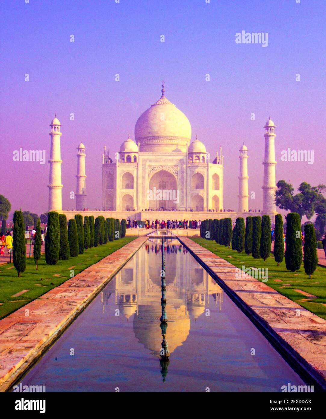 The Taj Mahal is an ivory-white marble mausoleum on the south bank of ...