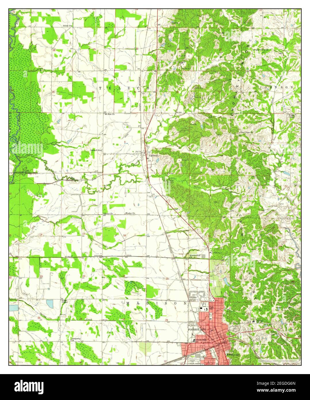 Map Of Forrest City Arkansas Forrest City, Arkansas, Map 1958, 1:24000, United States Of America By  Timeless Maps, Data U.s. Geological Survey Stock Photo - Alamy