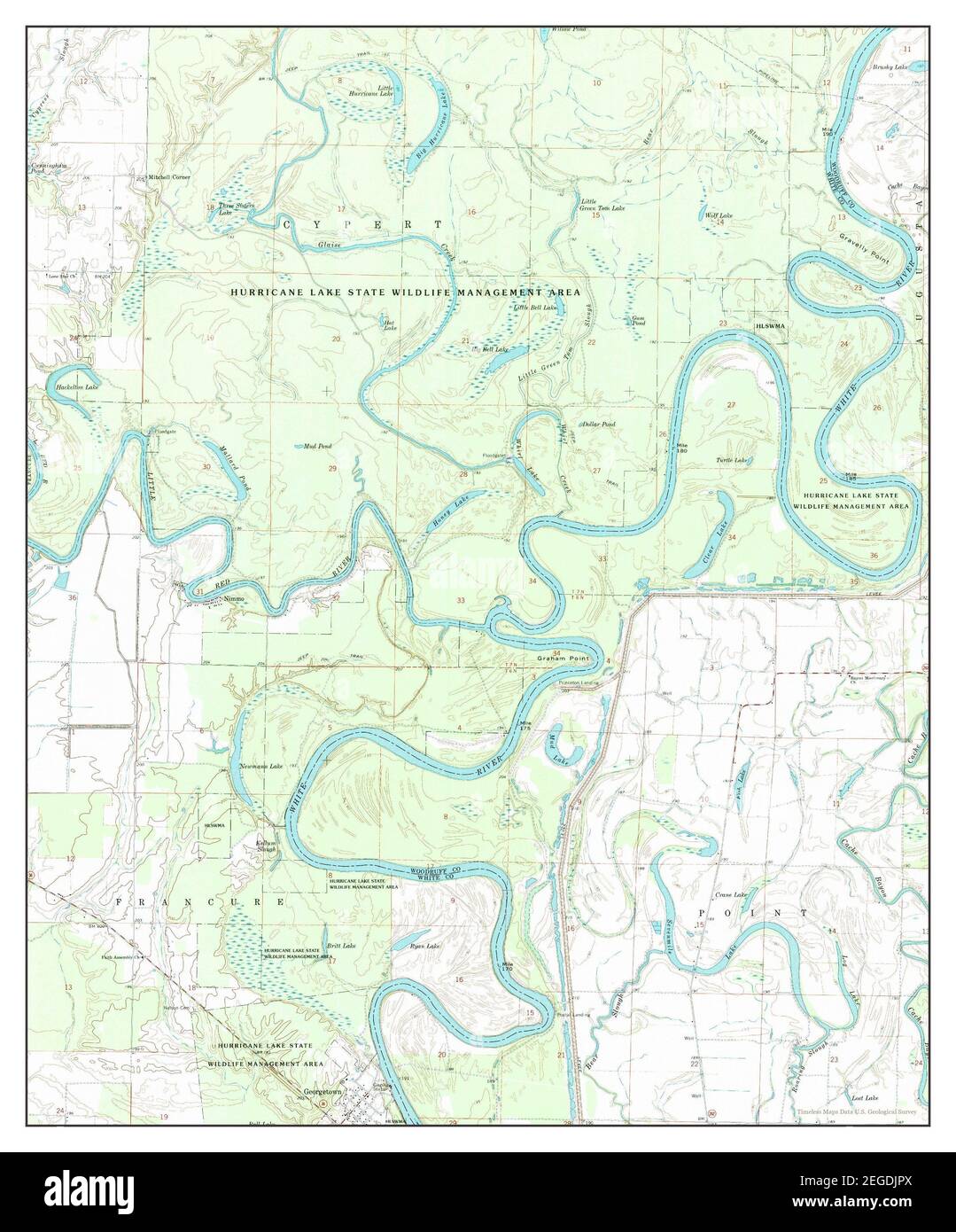 Old map of georgetown Cut Out Stock Images & Pictures - Alamy