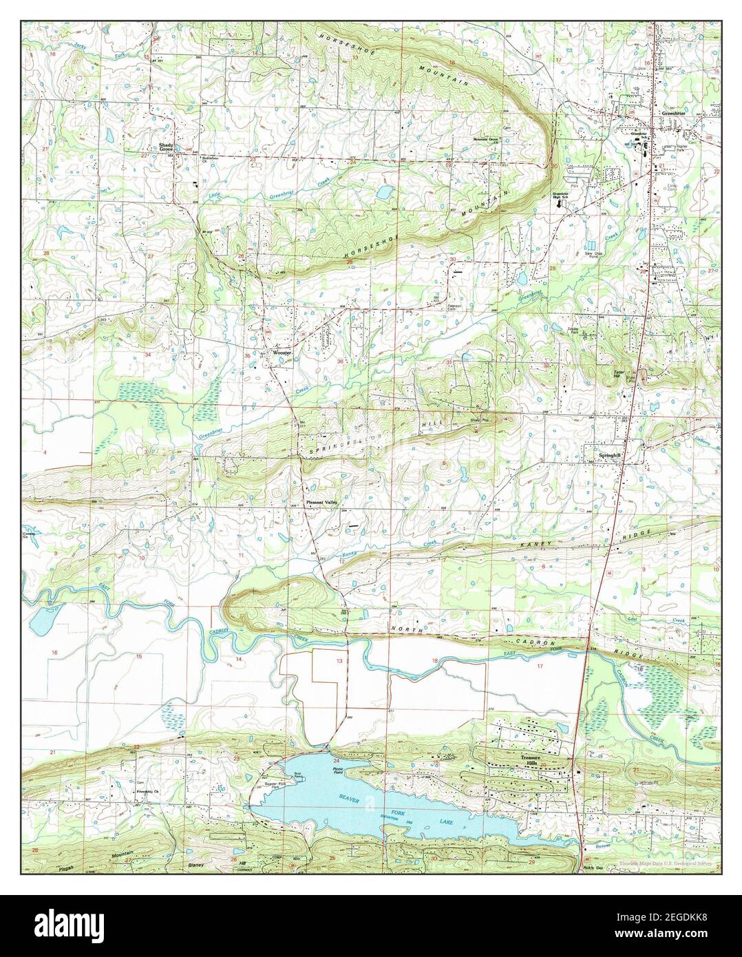 Greenbrier, Arkansas, map 1994, 124000, United States of America by Timeless Maps, data U.S