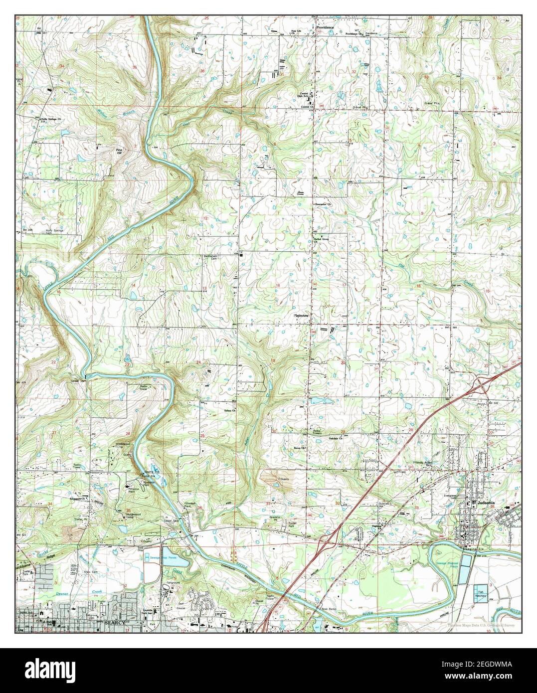 Map of judsonia Cut Out Stock Images & Pictures Alamy