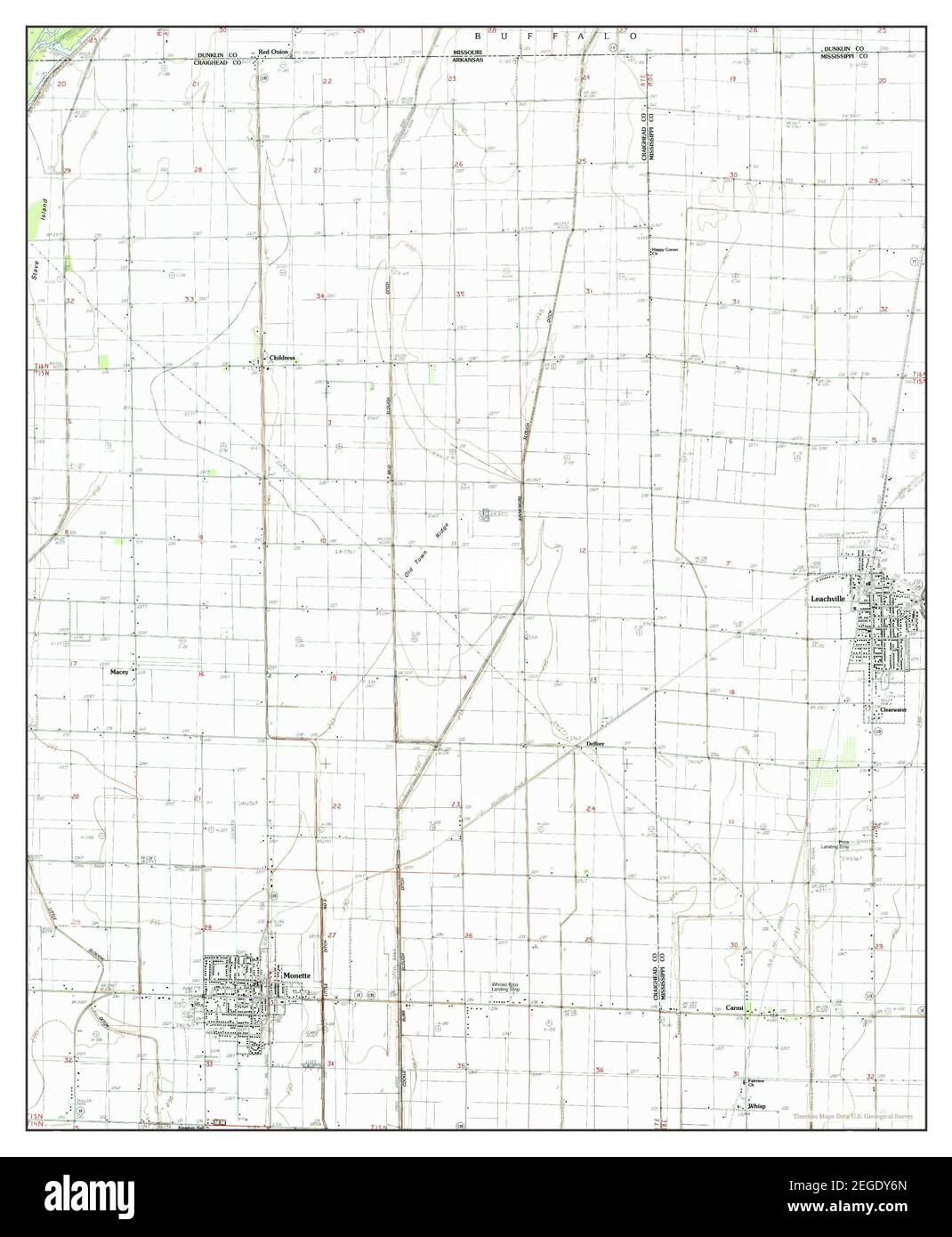 Leachville map hires stock photography and images Alamy