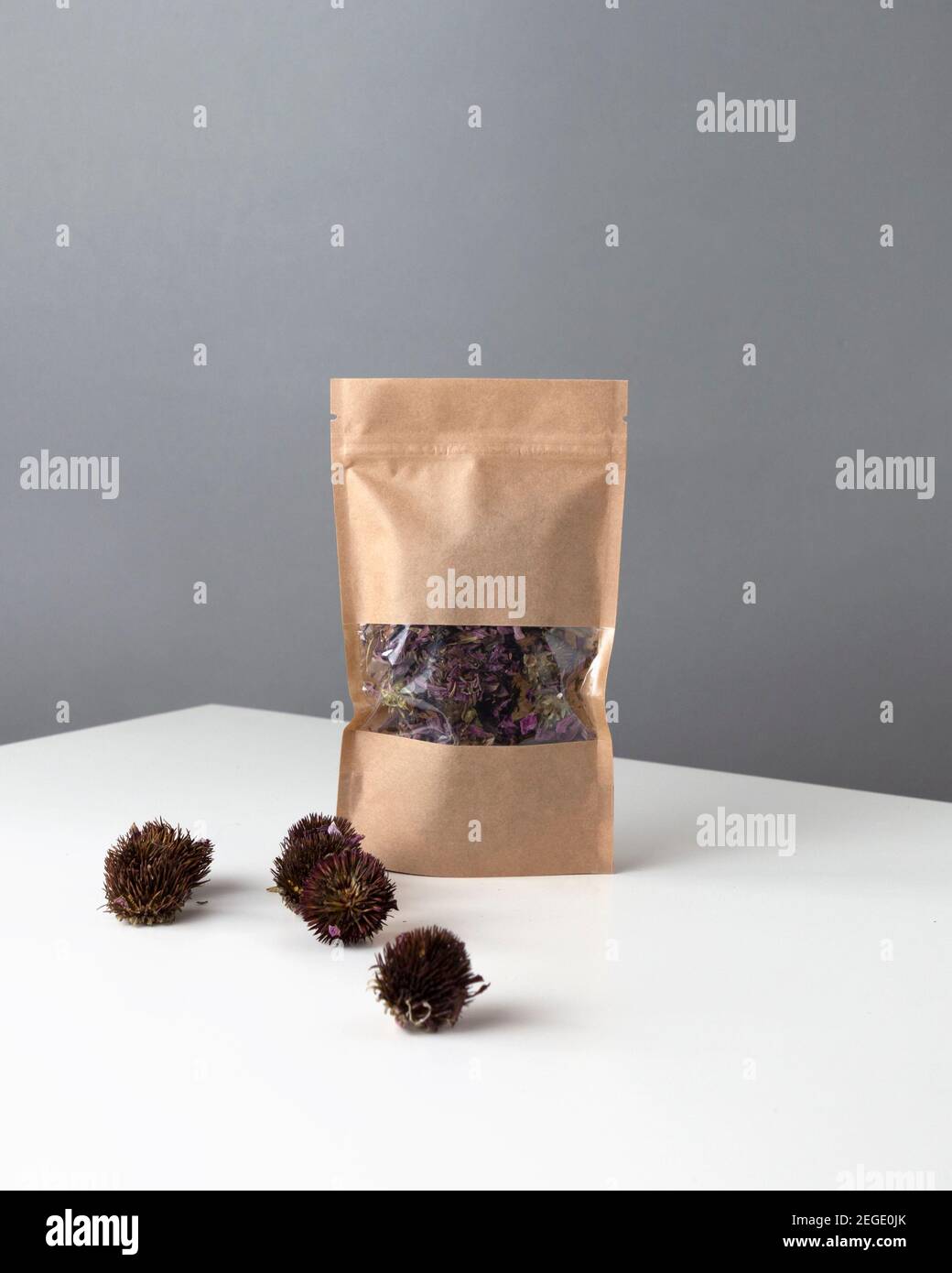 Download Brown Kraft Paper Doypack Bags With Dried Berries And Medical Herbs Packaging For Foods And Goods Template Mock Up Packs With Windows For Weight Pro Stock Photo Alamy