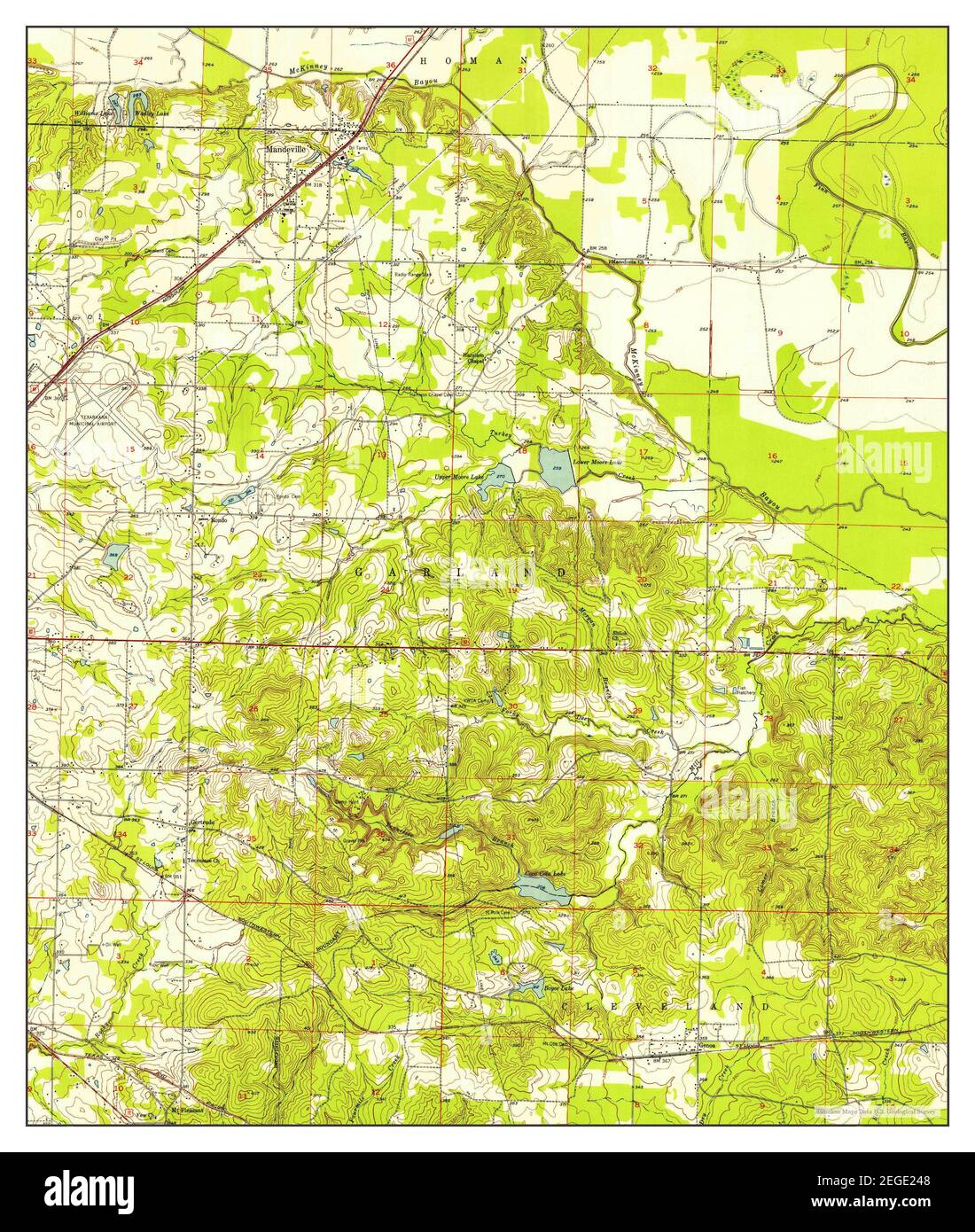 Map of mandeville hires stock photography and images Alamy