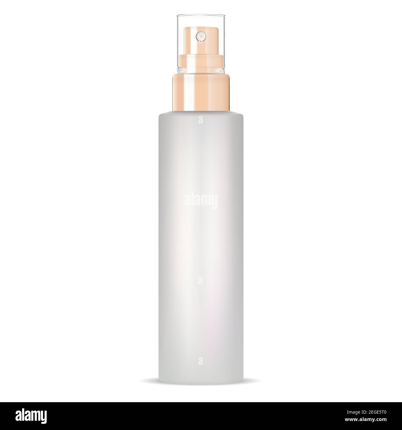 Cosmetic spray mockup. Aerosol container isolated on white background.  Realistic pump package blank with shiny cap for perfume product. Glass  bottle b Stock Vector Image & Art - Alamy