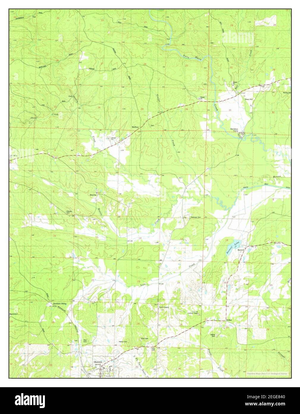 Map of okolona Cut Out Stock Images & Pictures Alamy
