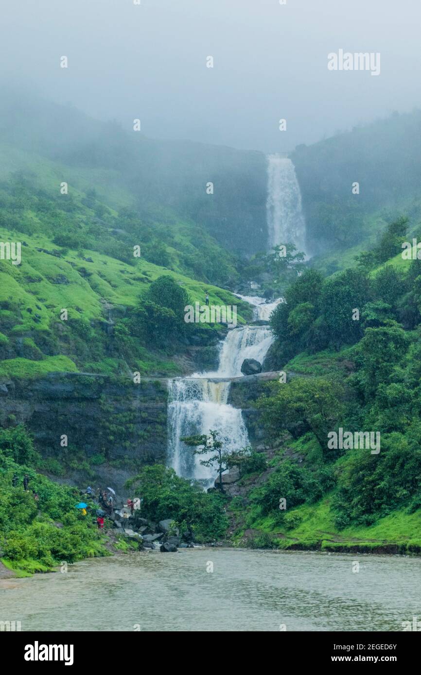 Vorlage: Bhavli Waterfall in Igatpuri Maharashtra Stock Photo - Alamy Bhavli Waterfall in Igatpuri Maharashtra Stock Photo - Alamy Motiv