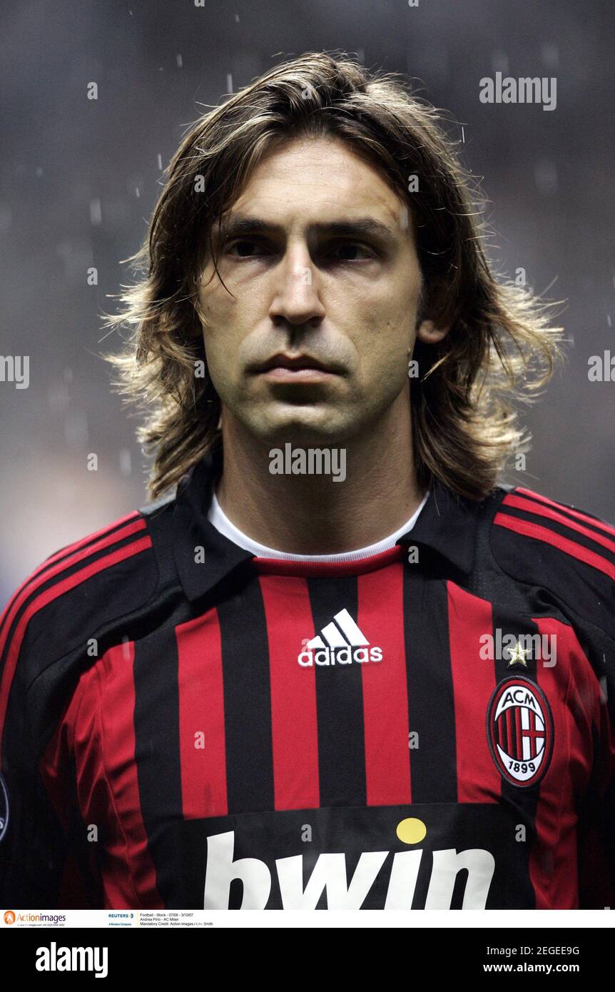 Football - Stock - 07/08 - 3/10/07 Andrea Pirlo - AC Milan Mandatory  Credit: Action Images / Lee Smith Stock Photo - Alamy